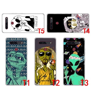 เคสโทรศัพท์มือถือแบบนิ่ม ใส ลายเอเลี่ยน UFO ET อิโมจิ 39d สําหรับ Infinix Hot 10St 10T X689C Note 7 X690 8 X692 X693 10 Pro X695