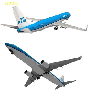 [cxSZDOLL] โมเดลเครื่องบินกระดาษ 3D 1:100 Boeing 737 แฮนด์เมด DIY