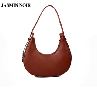 Jasmin NOIR กระเป๋าสะพายไหล่ กระเป๋าถือ หนัง PU ขนาดเล็ก แฟชั่นสําหรับสตรี