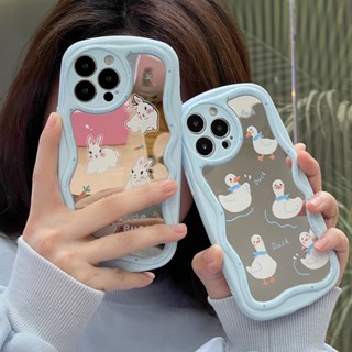 เคสโทรศัพท์มือถือนิ่ม กันกระแทก ลายการ์ตูนกระต่าย เป็ดน่ารัก สําหรับ iPhone 14 14PRO max 13 12PRO max 13pro max 11