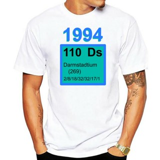 Fashion Darmstadtium 1994 T shirt For Mens Letter Outfit White Streetwear Men Oversize S-5xl High Quality เสื้อยืดคอกลม