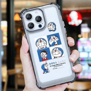 เคสโทรศัพท์ซิลิโคน TPU ใส แบบนิ่ม ลายแมวน่ารัก กันกระแทก สําหรับ IPhone 11 13 14 12 Pro 7 8 Plus XS Max X XR