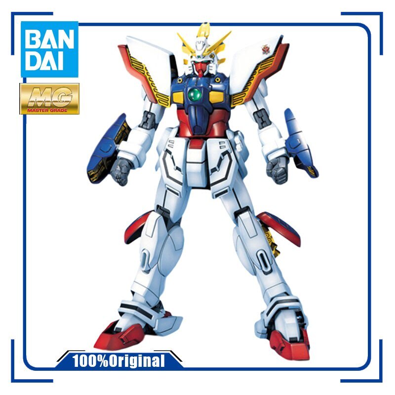 BANDAI MG 1/100 GF13-017NJ SHINING GUNDAM Mobile Fighter G Gundam Action Toy Figures Assembly Model 