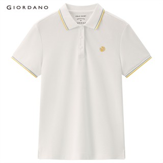 GIORDANO ONLINE EXCLUSIVE เสื้อโปโลผู้หญิง Womens Cooling Polo Shirt 05312387