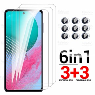 ฟิล์มกระจกนิรภัยกันรอยหน้าจอ 6in1 สําหรับ Samsung Galaxy M54 5G Samung M54 M 54 54M M546B 6.7 นิ้ว