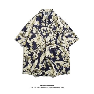 เสื้อฮาวาย สินค้ามาใหม่ hawaii สำหรับผู้ชาย ผ้านิ่มขึ้น สไตล์เกาหลีมาแรง ฮาวายสไตล์เกาหลี เสื้อเชิ้ตแนวเกาหลี พร้อมส่ง 100 แบบ ขนาด: M L XL 2XL 3XL รุ่น 3130