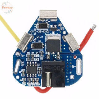 Pewany บอร์ดโมดูลชาร์จแบตเตอรี่ 6A 18650 12.6V Bms 3S Overcharge Pcb Li-Ion ทนทานทนทานสําหรับชาร์จแบตเตอรี่