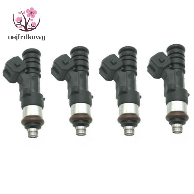 หัวฉีดน้ํามันเชื้อเพลิง 4 ชิ้น 0280158207 101481 1538984/8A6G9F593AA สําหรับ Ford- Focus Fiesta B-Ma