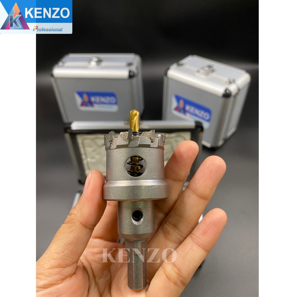 ออกใบกำกับภาษีได้ TOOLS KENZO โฮลซอเจาะเหล็ก สแตนเลส คาร์ไบด์ รุ่นงานหนัก 6 ตัวชุดS