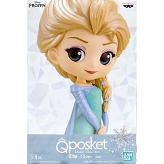 Elsa - Glitter Line ของแท้ JP - Q Posket Banpresto [โมเดล Disney]