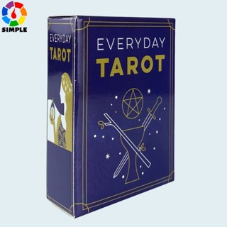 Everyday Tarot Cards Prophecy Divination Deck English Version Entertainment Oracle