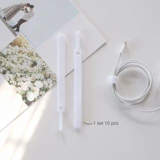 Omocha | Cable tie ที่รัดสายไฟ ที่รัดสายชาร์จและหูฟัง เซท 10 ชิ้น