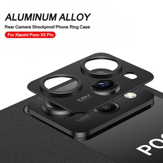 For Poco X5 Pro Case Rear Camera Aluminum Alloy Phone Cover Poko Poxo X 5 5X Pocox5 X5Pro 5G Shockproof Lens Protector Ring Film