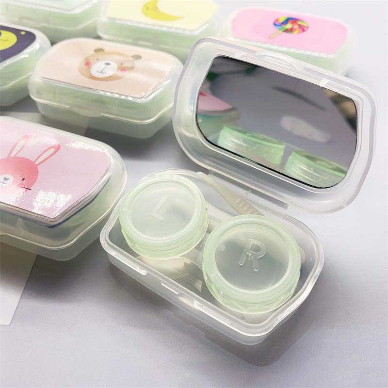 ปลีก/ส่ง ตลับคอนแทคเลนส์  กล่องใส่คอนแทคเลนส์