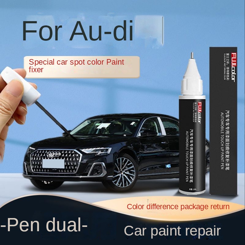 ซ่อมสีสําหรับรอยขีดข่วนเหมาะสําหรับ Audi-A3 A4L A6 Q3 Q5L Touch-up Pen Origin Glacier White ibis Bla