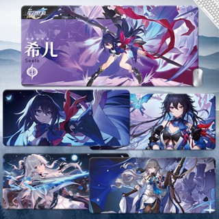 Honkai:Star Rail Mouse Pad Seele Large size Table pad Bronya anime gaming computer Pad animation ACGN Student keyboard Pad