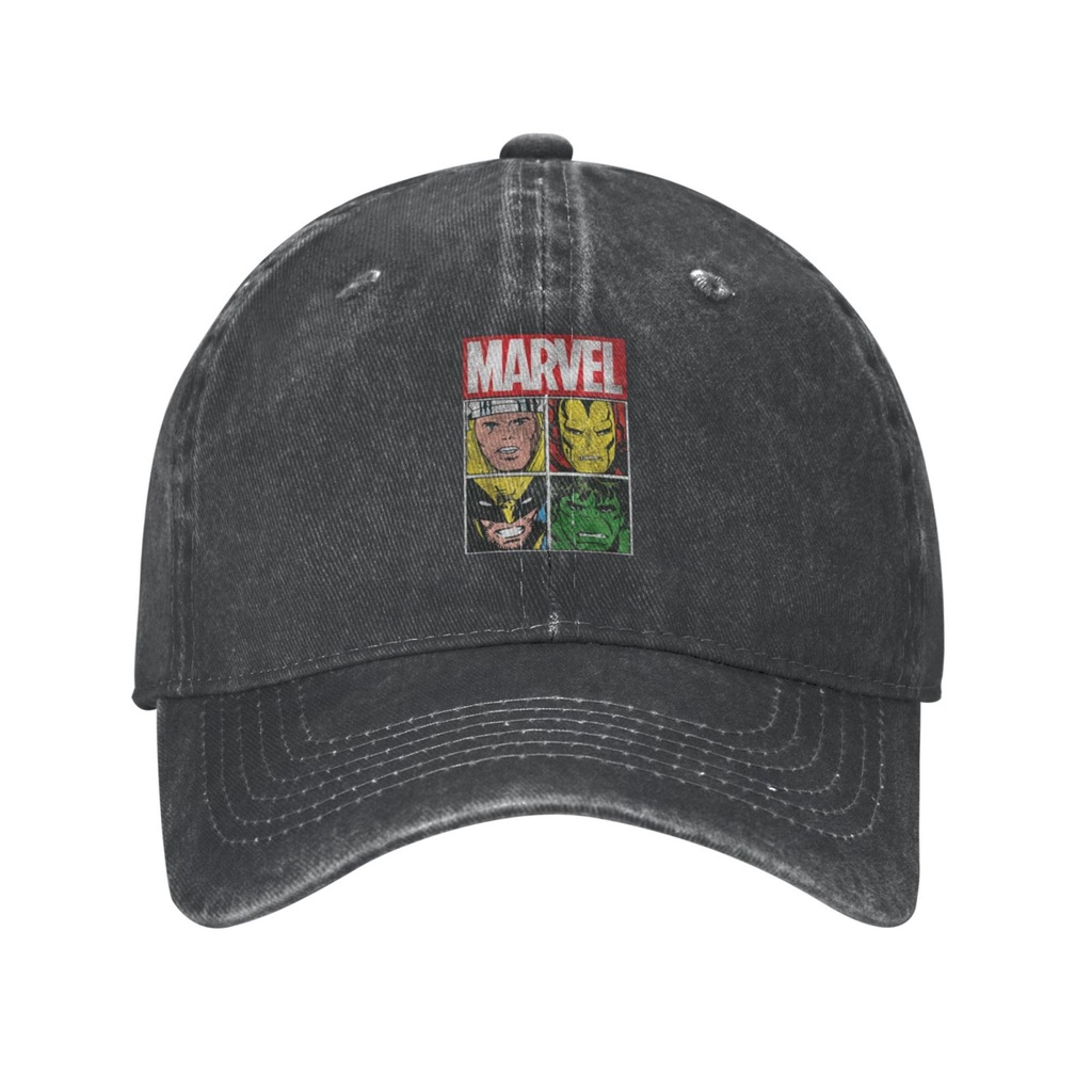 ลําลองและอเนกประสงค์ Marvel Distressed Character Sport Cowboy Cap