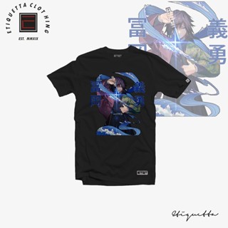 พร้อมส่ง Anime Shirt - ETQTCo. - Demon Slayer - Giyuu V2 การเปิดตัวผลิตภัณฑ์ใหม่ T-shirt