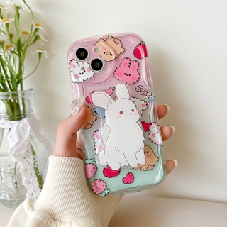 เคสใส แบบนิ่ม ลายกระต่ายน่ารัก สําหรับ Huawei Nova Y70 Y90 10SE 10 Pro 10 9SE 9 Pro 9