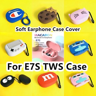 【imamura】เคสหูฟัง แบบนิ่ม ลายการ์ตูนหมีคุกกี้ สําหรับ E7S TWS E7S TWS