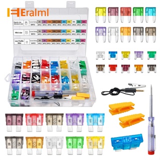 Eralml ชุดฟิวส์สังกะสีรถยนต์ ขนาดเล็ก กลาง 2a 5a 7.5a 10a 15a 20a 25a 30a 35a 40a 234 ชิ้น