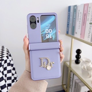 เคสโทรศัพท์มือถือหนัง PU ฝาพับ กันกระแทก กันรอยขีดข่วน หรูหรา สําหรับ OPPO Find N2 Find N2Flip