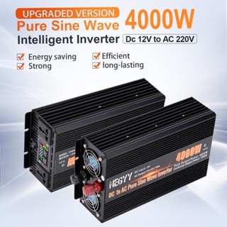 Pure Sine อินเวอร์เตอร์แปลงแรงดันไฟฟ้า 1200W-8000W DC 12V เป็น AC 220V 50Hz