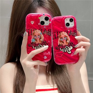 เคสโทรศัพท์มือถือ ลายการ์ตูนบาร์บี้น่ารัก สําหรับ iPhone 14 13 12 Pro Max 11 14promax