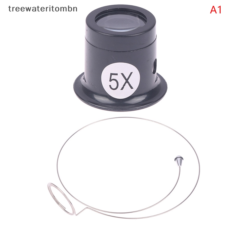 Tt แว่นขยาย Loupe 5X 10X 15X 20X พร้อมเลนส์แว่นตา สําหรับซ่อมนาฬิกาข้อมือ