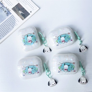 เคสแข็ง AirPods Pro2 AirPods Pro Airpods 3 gen3 AirPods 2 Fashion Cute Cartoon Pochacco โปชัคโก Shell Texture Protective Hard Case