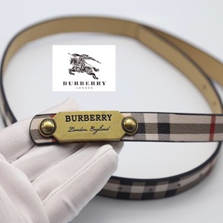 Burberry พร้อมส่ง เข็มขัดหนังวัวแท้ ลําลอง ทนทาน แฟชั่น