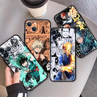 เคสซิลิโคน TPU ลาย My Hero Academia กันกระแทก สําหรับ iPhone X XS XR XS 11 12 MINI PRO MAX