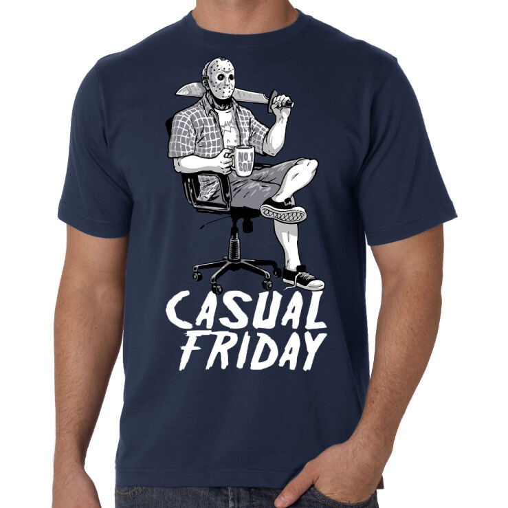 Friday The 13th Jason Voorhees Casual Friday Horror Movie Men T Shirt 527165