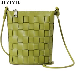 JIVIVIL·เด็กผู้หญิงกระเป๋า crossbody ใบเดียวหนังย้อนยุคหนังเกาหลีเวอร์ชั่นง่ายกระเป๋าโทรศัพท์มือถือ