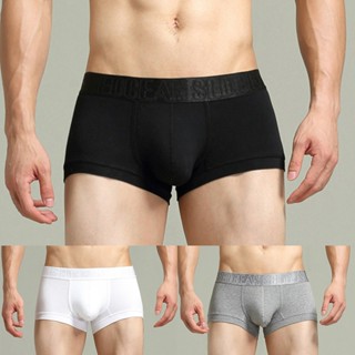 Mens Sexy Low Waist Boxer Trunk Underpants,Pouch Enhancing Shorts Underwear