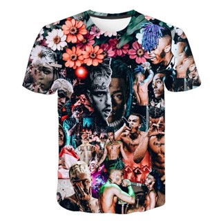 เสื้อยืด พิมพ์ลายแร็ปเปอร์ Xxxtentacion Streetwear แบบทันสมัย สําหรับผู้ชาย