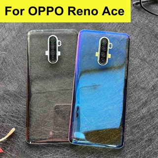 6.5&amp;quot; สําหรับ OPPO Reno Ace ฝาครอบแบตเตอรี่ ด้านหลัง กระจก ประตู สําหรับ OPPO Reno Ace ฝาหลังแบตเตอรี่ เคสใส