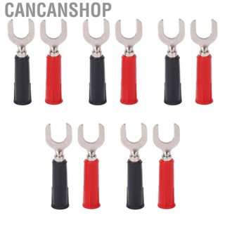 Cancanshop U Type Electrical Crimp Terminals  Durable Wearable  Spade Wire Connectors 30Vac‑60Vdc  for Trucks for Charging Generators