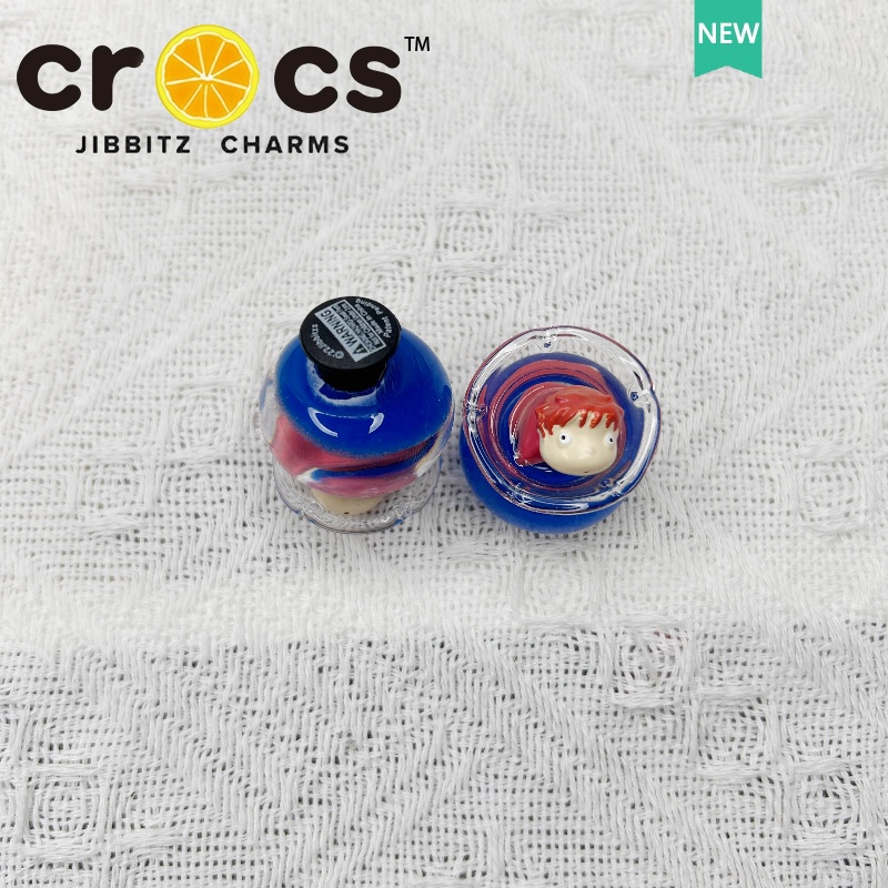 JIBBITZ cross charms ตัวติดรองเท้า Ponyoเรืองแสง ตัวติดรองเท้า cross