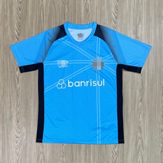 เสื้อบอล Gremio สีฟ้า2023/24 เนื้อผ้าโพลีเอสเตอร์ เกรดแฟนบอลAAA