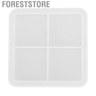 Foreststore Silicone Soap Molds  Coaster Silicone Mold Soft Improve Hands on Skills DIY Reusable  for Home Decor