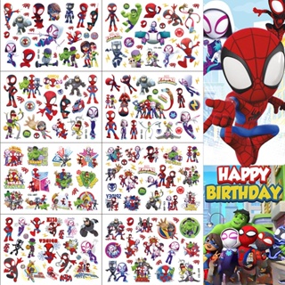 รอยสักชั่วคราว ลาย Spidey and His Amazing Friends สําหรับเด็ก ปาร์ตี้วันเกิด 1 ชิ้น