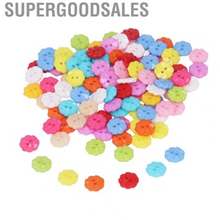 Supergoodsales DIY Buttons Widely Used Premium Plastic Flower Shaped Flower Buttons