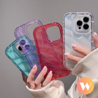 เคสโทรศัพท์มือถือแบบนิ่ม ใส ลายลูกฟูก 3D สีมาการอง เรียบง่าย หรูหรา สําหรับ IPhone 11 14 12 13 Pro MAX 7Plus XR X XS MAX 6 6S 7 8 Plus SE 2020