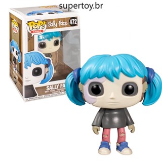 Funko POP 472 Sally Face โมเดลตุ๊กตาไวนิล ของเล่นสําหรับเด็ก