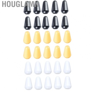 Houglamn 3 Way 5 Switch Cap  Gift Small 10Pcs Universal Exquisite Replacement Pickup Selector Tip Plastic for Playing