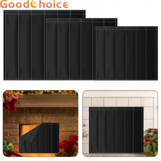 【Good】Fiber Blanket Fireplace Cover Black39*32in/45*34in/51*39in Fire Blanket【Ready Stock】