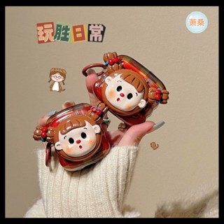 [Xiao Sang] เคสหูฟัง ลายเด็กผู้หญิงน่ารัก สําหรับ Airpods Pro รุ่น 2 1 2 3