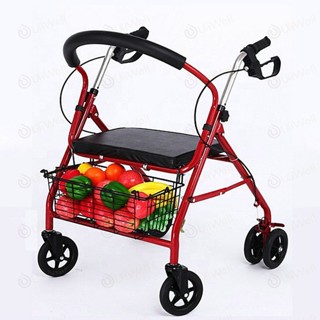 🔥ส่งไวจากไทย🔥 ROLLATOR รถเข็นหัดเดินพับเก็บได้รถเข็นผู้ป่วยหัดเดิน รถเข็นช่วยเดินรถเข็นสำหรับผู้สูงอายุ wheelchair