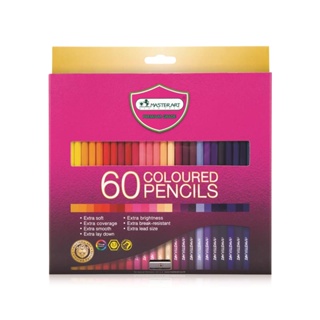 Master Art ดินสอสีไม้ยาว (กล่อง60สี)   Super Premium